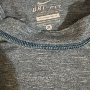 Nike Dri-FIT Men's Heathered BLUE/Gray Tee